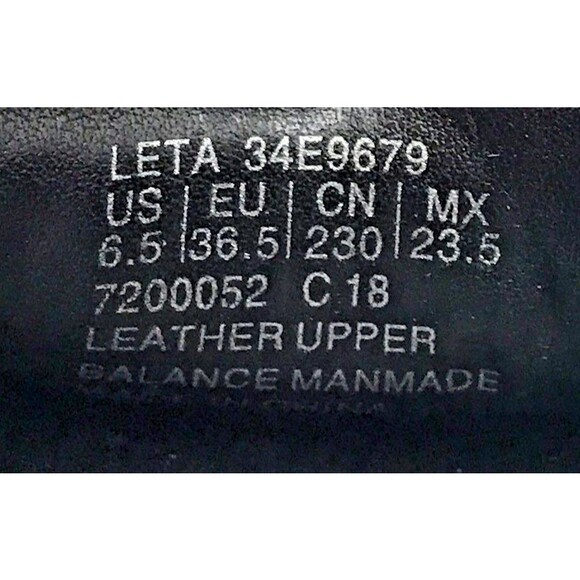 Calvin Klein Leta Slip On Loafers Women's 6.5 Black Pebbled Leather Flats Shoes - Picture 9 of 12